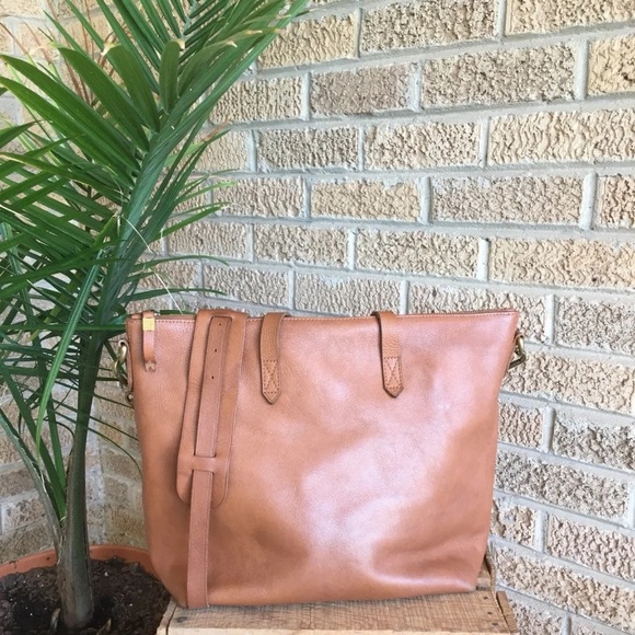 SOLD IN BUNDLE - Madewell Zip Top Transport Tote - Picture 2 of 7